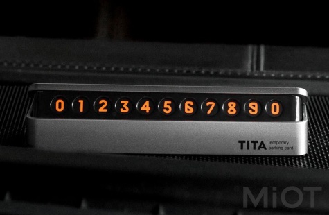Тимчасова карта парковки Xiaomi BCASE TITA Temporary Parking Card Silver