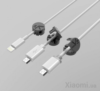 Держатель для проводов Xiaomi BCASE TUP2 Magnetic Absorption Cable Clip Dark Brown (YP3006721-DB)