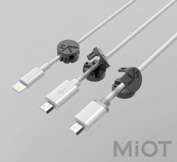 Тримач для дротів Xiaomi BCASE TUP2 Magnetic Cable Clip Dark Brown (YP3006721-DB)