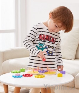 Деревянный Конструктор головоломка Xiaomi BEVA Educational Gear toy Butterfly