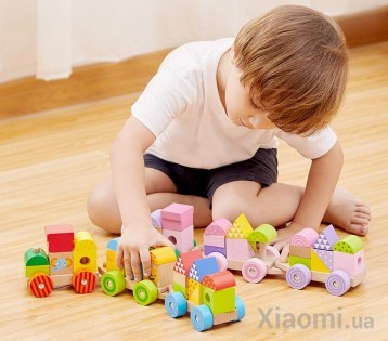 Деревянный паровозик Xiaomi BEVA MW-PZ003