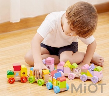 Дерев'яний паровозик Xiaomi BEVA MW-PZ003