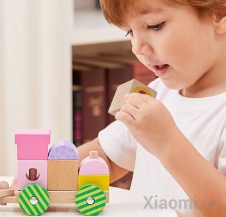 Деревянный паровозик Xiaomi BEVA MW-PZ003