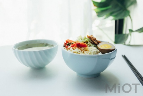 Набір порцелянових піал Xiaomi FINEMADING Banana Bowl 4 шт ZZ-BJW002