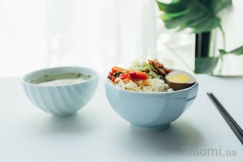 Набор фарфоровых пиал Xiaomi FINEMADING Banana Bowl 2 шт ZZ-BJW001