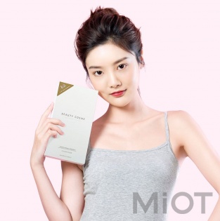 Маска відновлювальна для обличчя Xiaomi Beauty Cosme Peach Flower Facial Mask 6 шт.