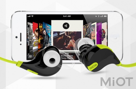 Навушники Xiaomi QCY QY7 Bluetooth Black-Green