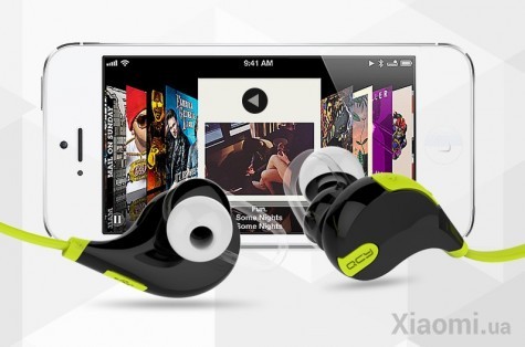 Наушники Xiaomi QCY QY7 Bluetooth Black-Green