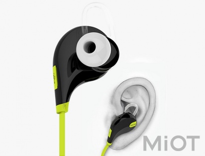 Навушники Xiaomi QCY QY7 Bluetooth Black-Green