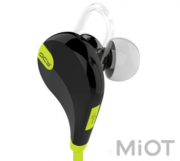 Навушники Xiaomi QCY QY7 Bluetooth Black-Green