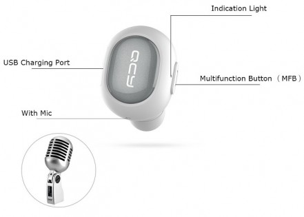 Гарнітура Xiaomi QCY Q26 Bluetooth White
