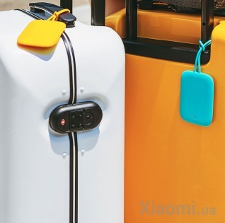 Бирка для чемоданов Xiaomi Bright Silicone Luggage tag Yellow (6970055349956)