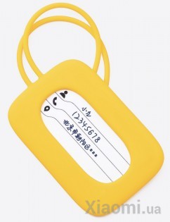 Бирка для чемоданов Xiaomi Bright Silicone Luggage tag Dark Blue (6970055349949)