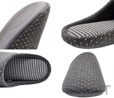 Тапочки кімнатні Xiaomi Bu-Ye Cotton Home slippers Dark Grey M size BY01732001