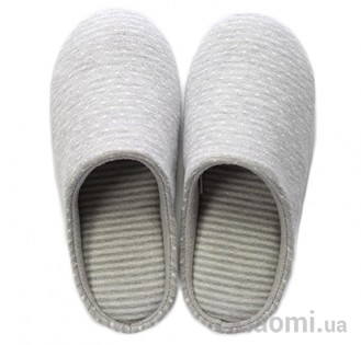 Тапочки комнатные Xiaomi Bu-Ye Cotton Home slippers Light Grey M size BY01732001