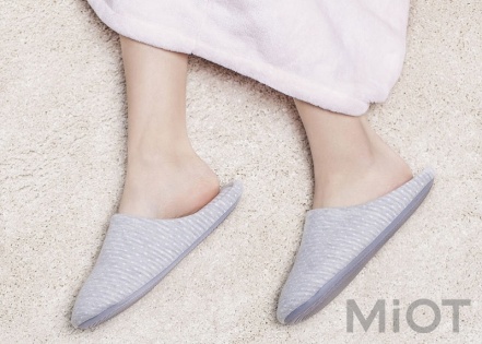 Тапочки кімнатні Xiaomi Bu-Ye Cotton Home slippers Light Grey M size BY01732001