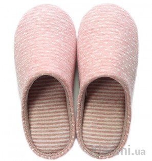 Тапочки комнатные Xiaomi Bu-Ye Cotton Home slippers Pink L size BY01732001