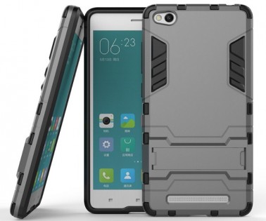 Чохол бампер до смартфонів Xiaomi Redmi 3 Anti-shock Dark Gray