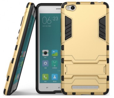 Чохол бампер до смартфонів Xiaomi Redmi 3 Anti-shock Gold