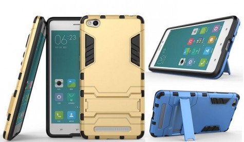 Чохол бампер до смартфонів Xiaomi Redmi 3 Anti-shock Gold