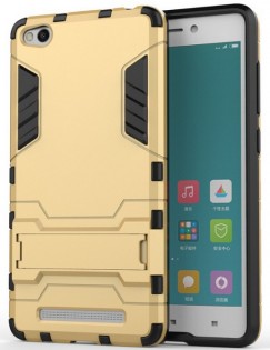 Чехол бампер для смартфонов Xiaomi Redmi 3 Anti-shock Gold