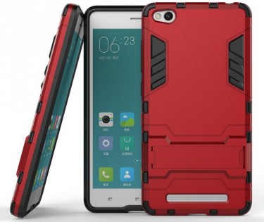 Чехол бампер для смартфонов Xiaomi Redmi 3 Anti-shock Red