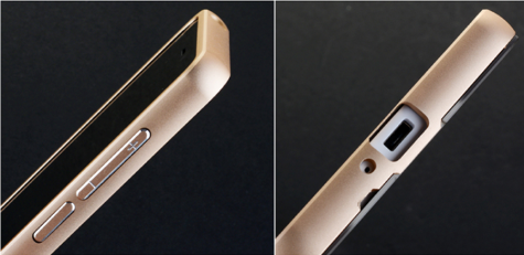 Чохол бампер до смартфонів Xiaomi Mi4i/с Gold Ліцензія