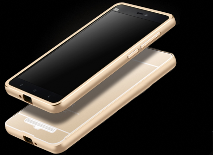 Чохол бампер до смартфонів Xiaomi Mi4i/с Gold Ліцензія
