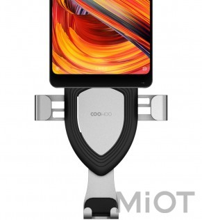 Автомобільне кріплення Xiaomi COOWOO Gravity induction car phone holder T100 Silver