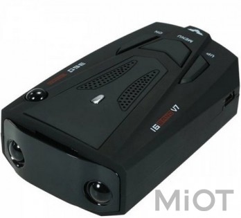 Автомобільний радар-детектор V7 360 Xiaomi Degrees Car Radar Detector Blue