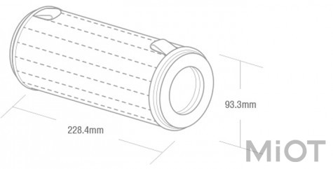 Фільтр до очищувачу повітря Mi Car Air Purifier Black (JHN4000CN)