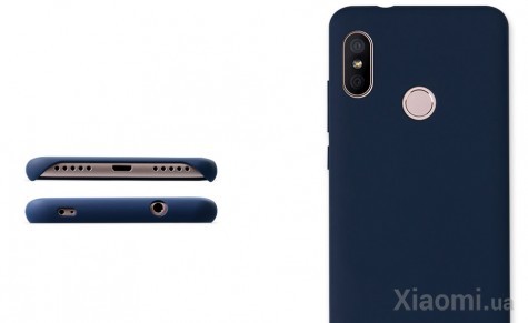Чехол-бампер Case Cover for Redmi 6 Pro Blue