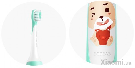 Умная зубная электрощетка для детей Xiaomi SOOCAS C1 Children Electric Toothbrush Green