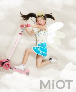 Дитячий самокат Xiaomi BEVA Pink