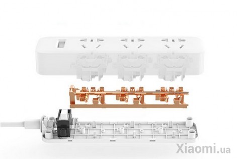 Удлинитель Xiaomi KingMi Power Strip (3 розетки без USB) White (CXB01QM)