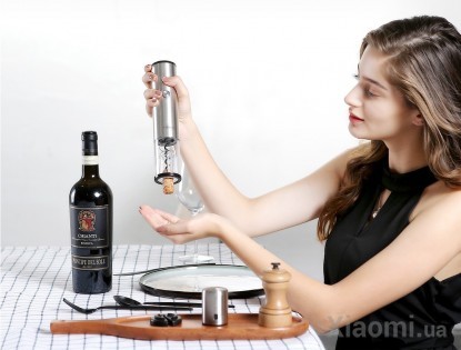 Штопор электрический Xiaomi Circle Joy Electric Wine Bottle Opeber Silver CJ-EKPQ01