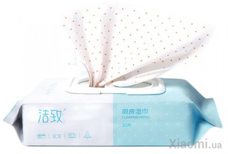 Салфетки влажные Clean kitchen wipes 30 psc 200*300 mm