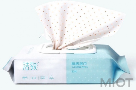 Серветки вологі Clean kitchen wipes 30 psc 200*300 mm