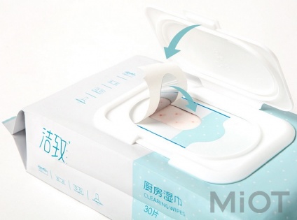Серветки вологі Clean kitchen wipes 30 psc 200*300 mm