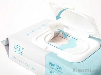 Салфетки влажные Clean kitchen wipes 30 psc 200*300 mm
