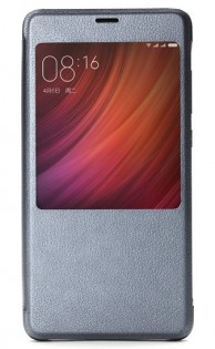 Чохол книжка з віконцем до смартфонів Xiaomi Redmi Pro Gray 1162500028