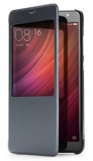 Чохол книжка з віконцем до смартфонів Xiaomi Redmi Pro Gray 1162500028