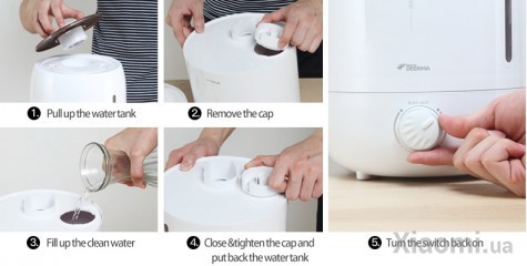 Увлажнитель Xiaomi Deerma Humidifier White DEM-F500 5L