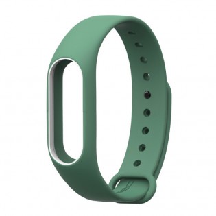 Ремінець до браслета Xiaomi Mi Band 2 Dark Green/White