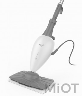 Стерилізаційний паровий Підлогонатирач/Електрошвабра Xiaomi Deerma Steam Mop White ZQ100