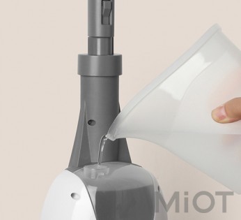 Стерилізаційний паровий Підлогонатирач/Електрошвабра Xiaomi Deerma Steam Mop White ZQ100