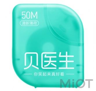 Зубная нитка Xiaomi DOCTOR B (3 шт. по 50 м)