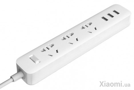 Удлинитель Xiaomi KingMi Power Strip (3 розетки 3 USB) White Mi trade-in