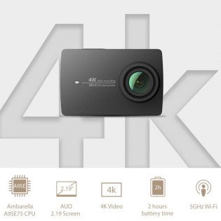 Екшн-камера Xiaomi YI 4K camera Black Travel International Edition + Remote control Mi 