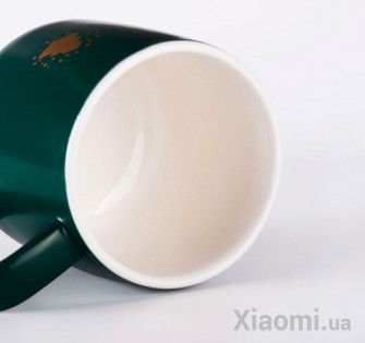Кружка Xiaomi FINEMADING 500cc Mosaic Christmas Edition with lid Green